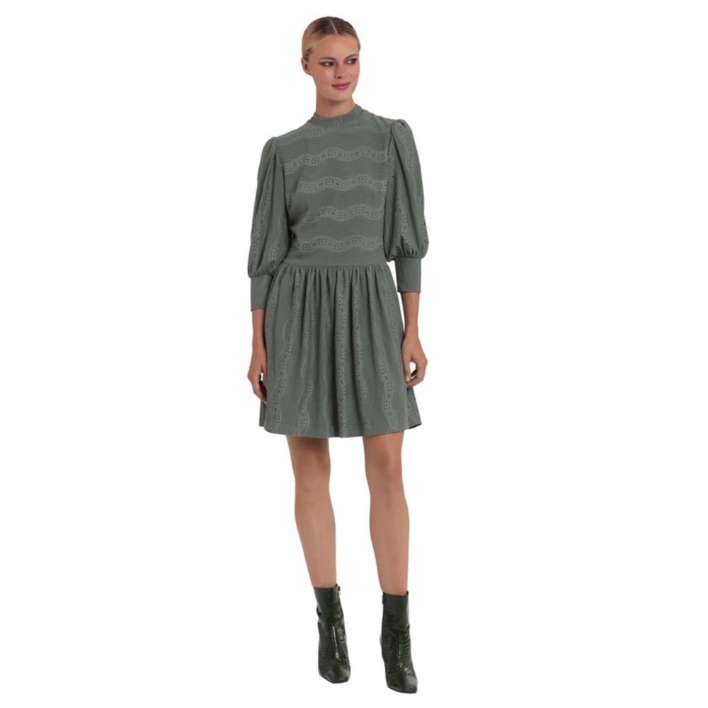 Beautiful Dark Sage(Green)  Plus Size Dress (Sz 14)  | Donna Morgan |